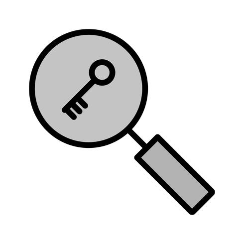 Keyword Search Icon Design vector