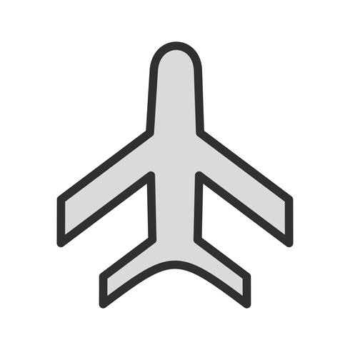 Diseño de icono de avión vector
