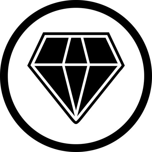 Diseño de icono de diamante vector