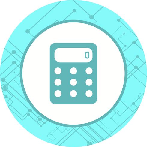 Diseño de iconos de calculadora vector