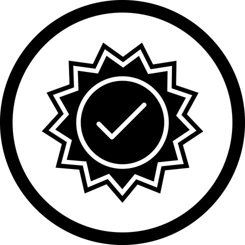 Valid Stamp Icon Design vector
