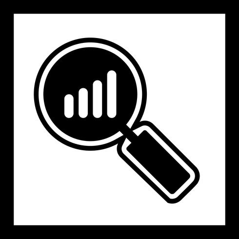 Analysis Icon Design vector