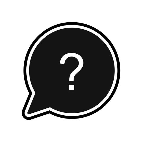 Question Icon Design vector