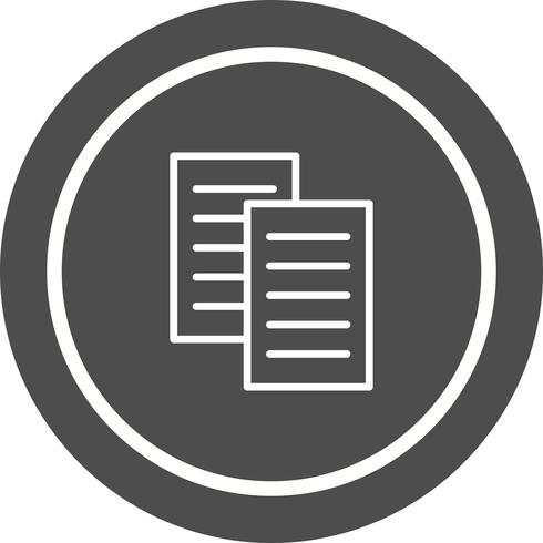 Files Icon Design vector