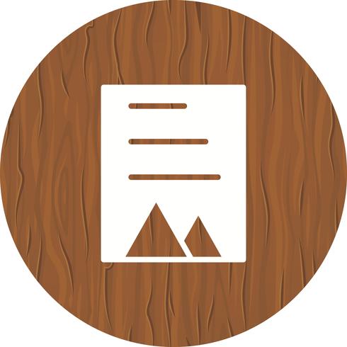 Document Icon Design vector