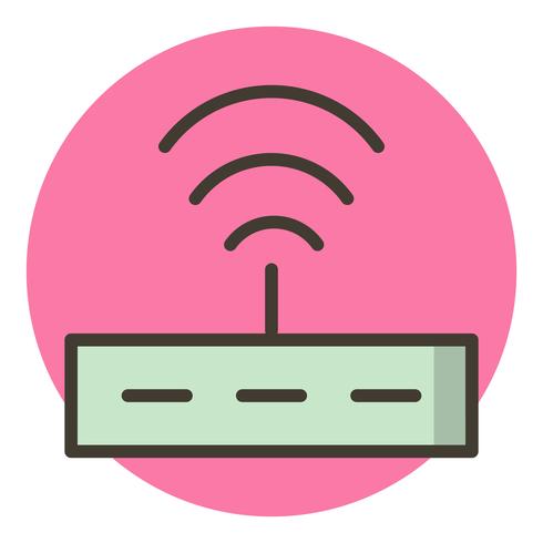  Router Icon Design vector