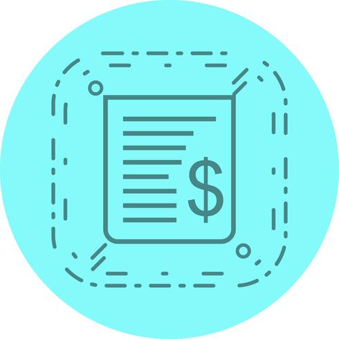 Receipt Icon Design vector