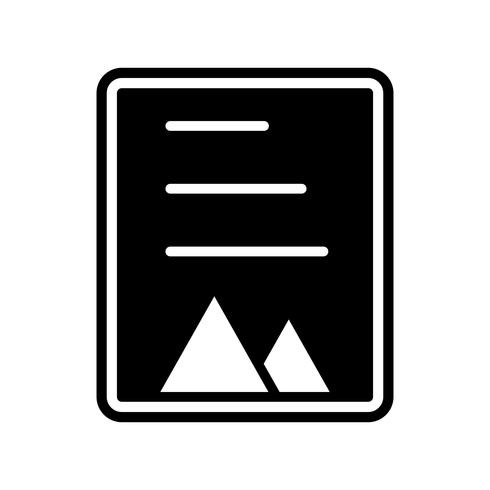 Document Icon Design vector