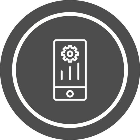 Diseño de iconos de marketing móvil vector