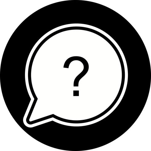 Question Icon Design vector