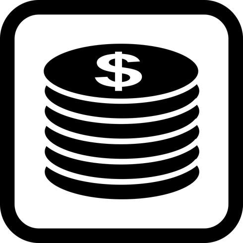 Coins Icon Design vector