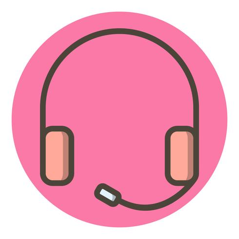 Headphones Icon Design vector