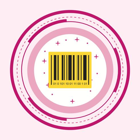 Barcode Icon Design vector