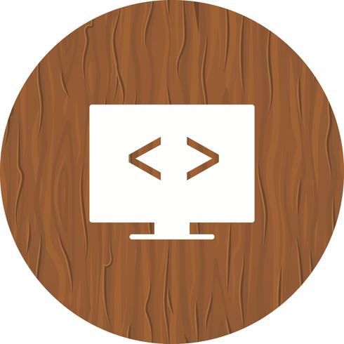 Optimización de código Icon Design vector
