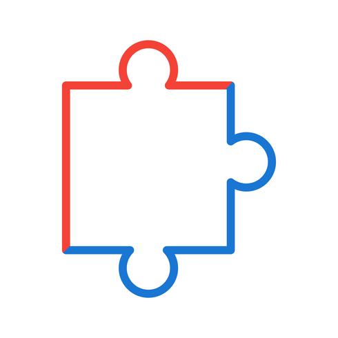 Puzzle Piece Icon Design vector