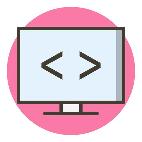 Code optimization Icon Design vector