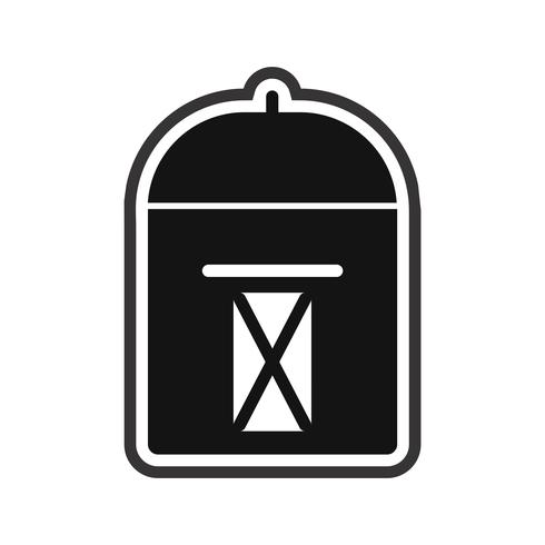 Postbox Icon Design vector