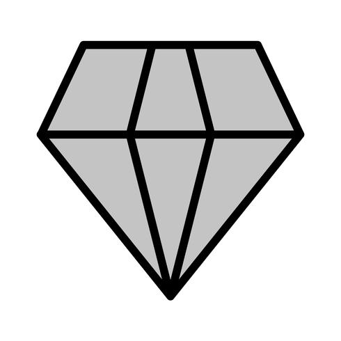 Diseño de icono de diamante vector