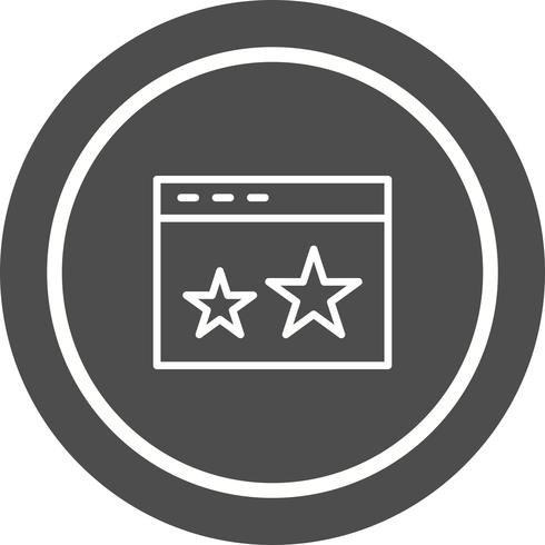  Starred Icon Design vector