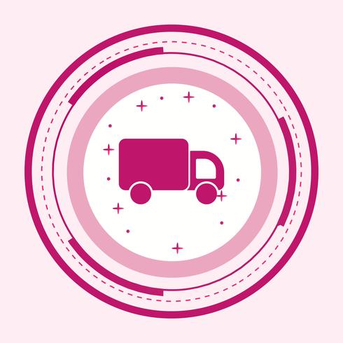 Truck Icon Design vector