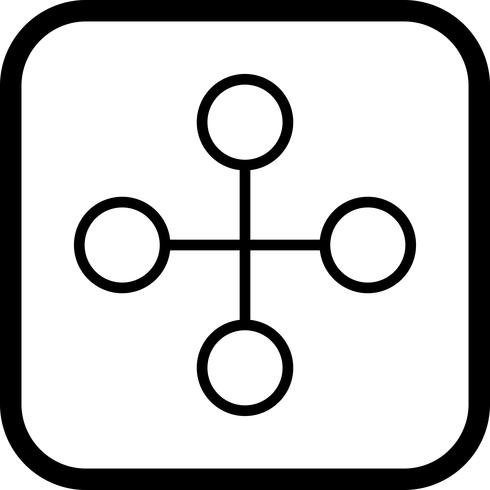 Link Building Icon Design vector
