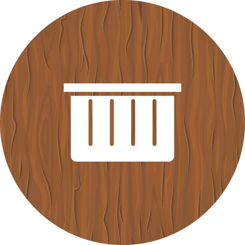 Cesta de icono de diseño vector