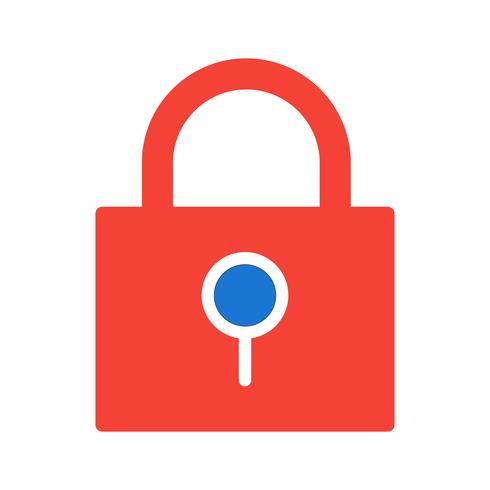 Lock Icon Design vector