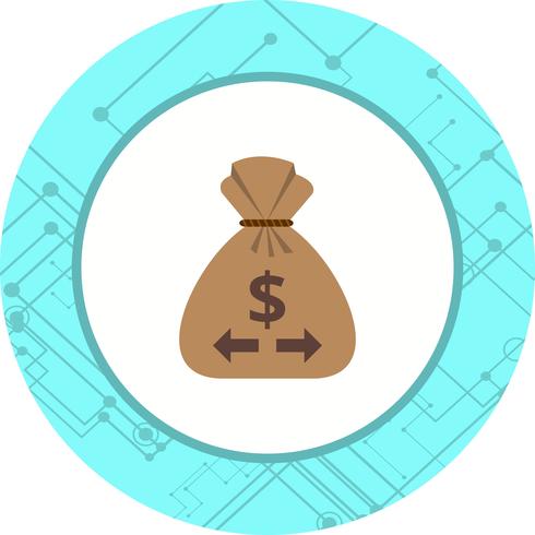 Enviar dinero icono de diseño vector