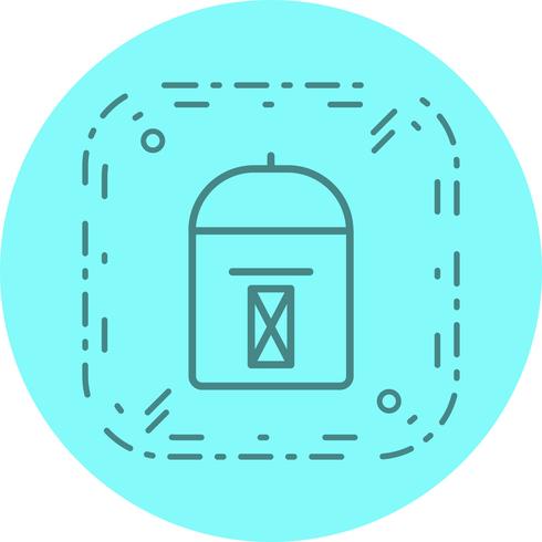 Postbox Icon Design vector