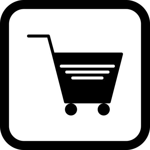 Carrito de compras Icono de diseño vector