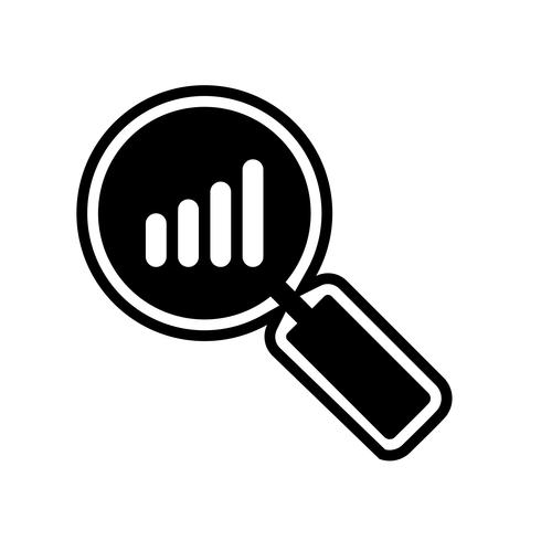 Analysis Icon Design vector