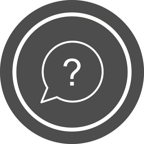 Question Icon Design vector