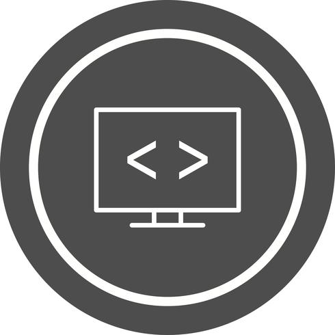 Code optimization Icon Design vector