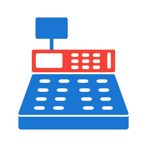  Cash Counter Icon Design vector