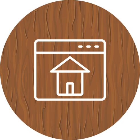 Homepage Icon Design vector