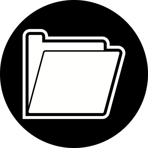 Diseño de icono de carpeta vector