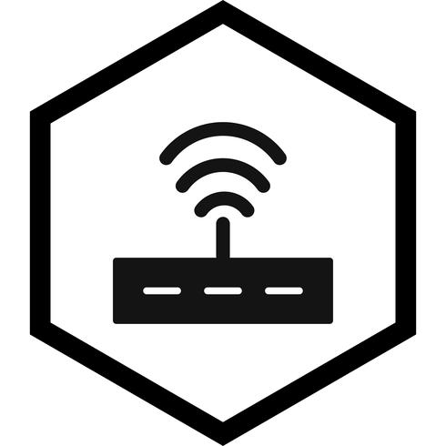  Router Icon Design vector