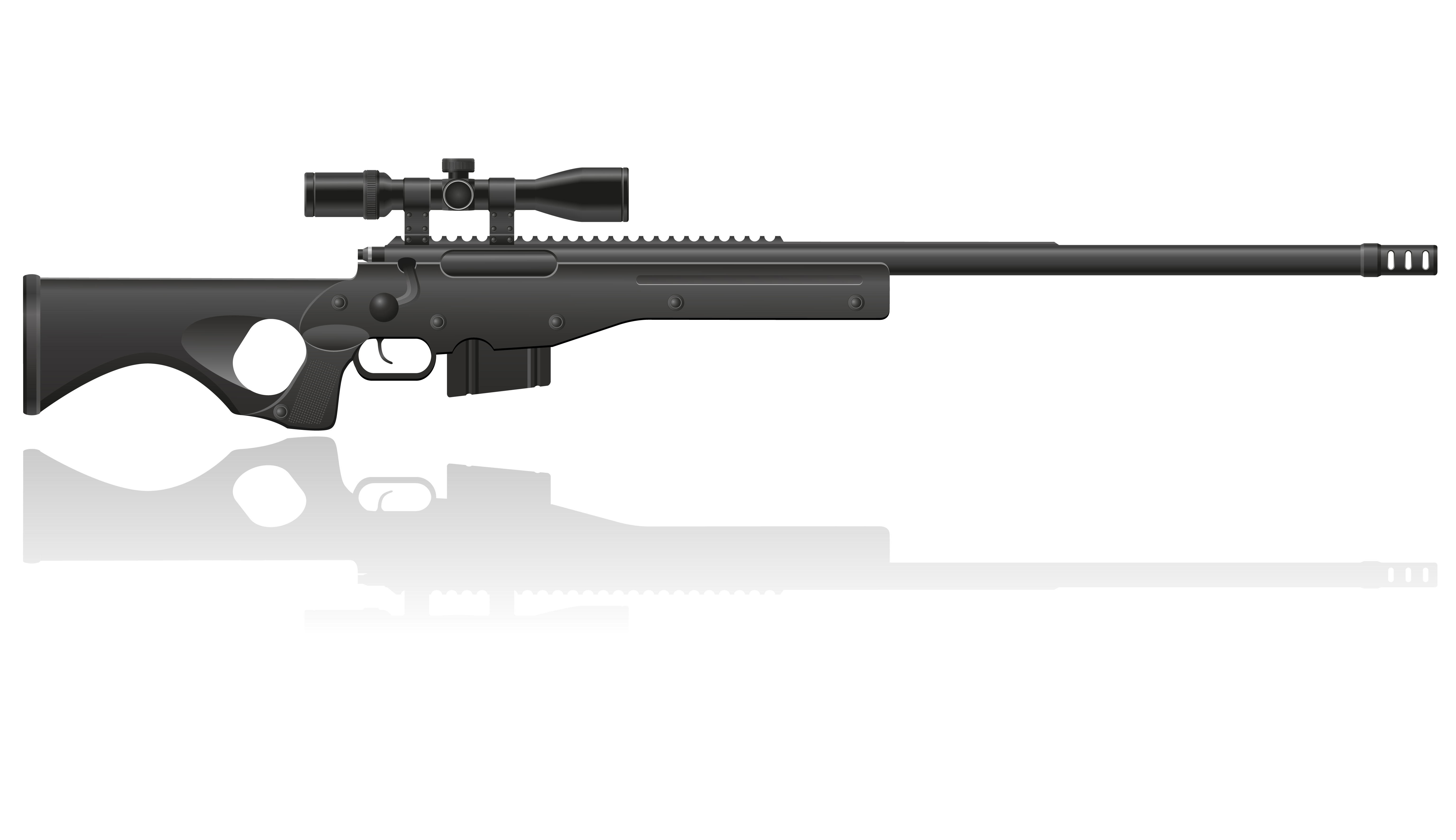 sniper rifle vector illustration 488186 Vector Art at Vecteezy