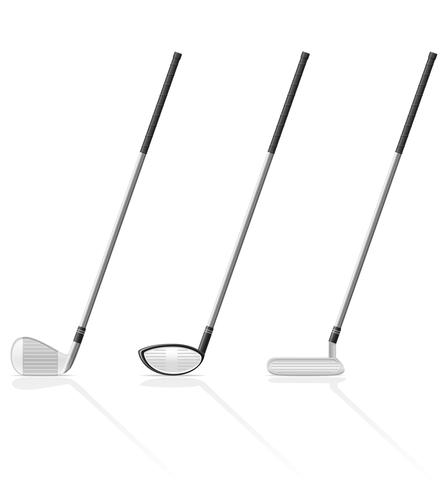 Ilustración de vector de club de golf