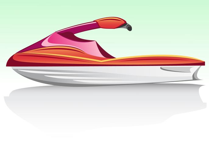 aquabike jet ski vector
