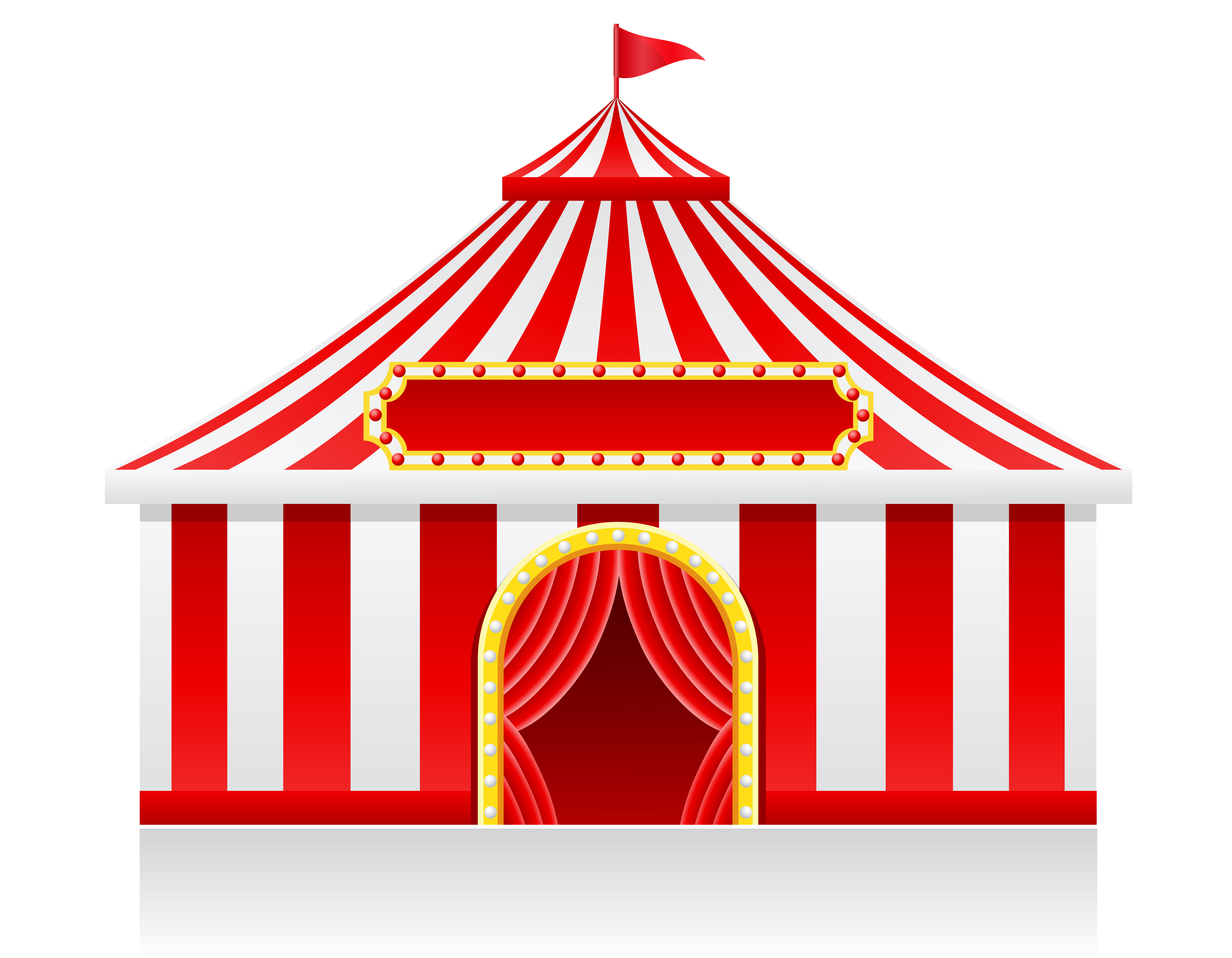 Circus Tent Vector Illustration 488440 Vector Art At Vecteezy