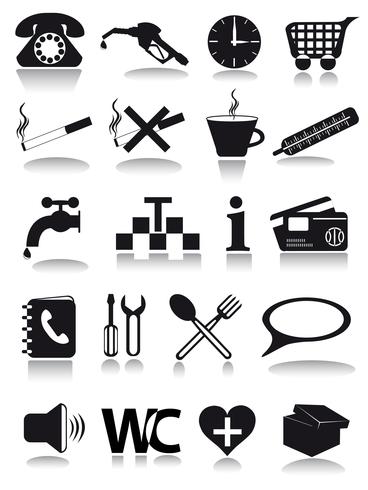 information icons vector