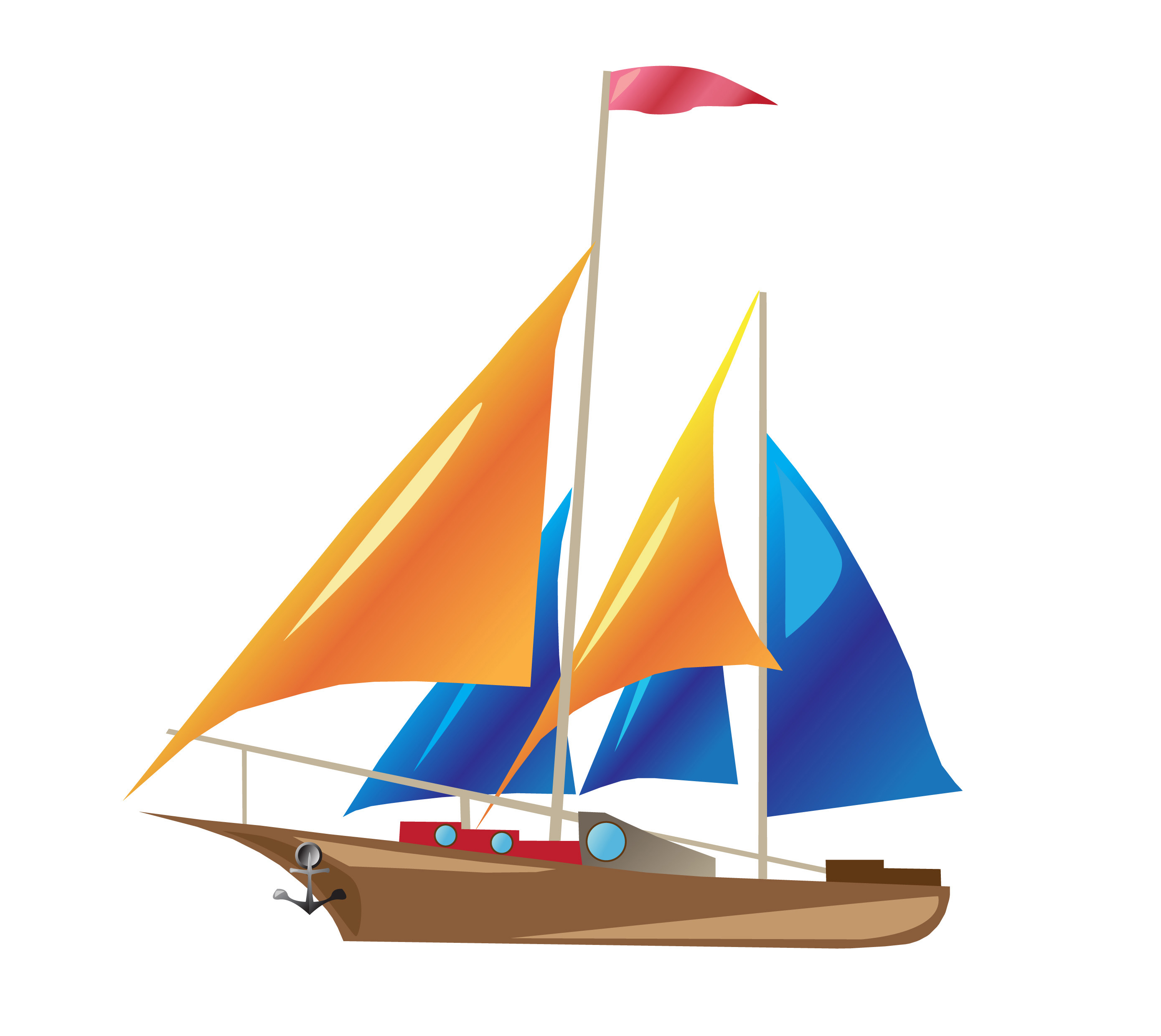 sailboat graphic