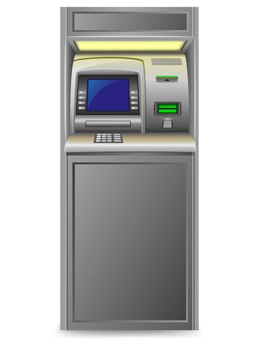 ilustración vectorial atm vector