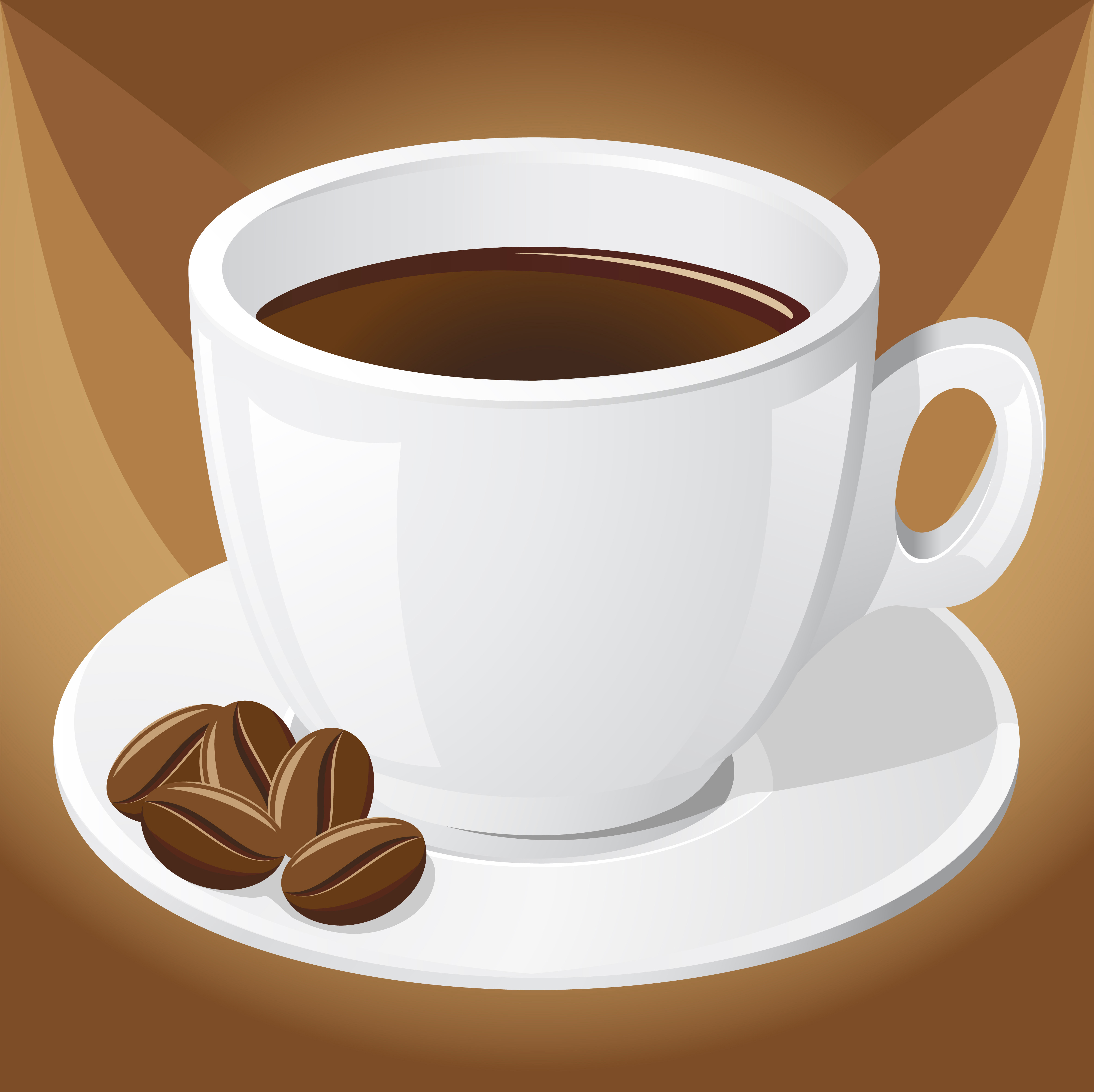 Download cup of coffee and grains 488715 - Download Free Vectors ...
