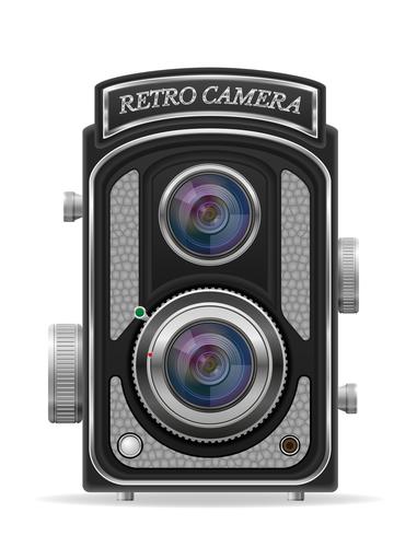 camera photo old retro vintage icon stock vector illustration