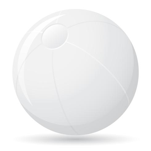 Ilustración de vector de pelota de playa