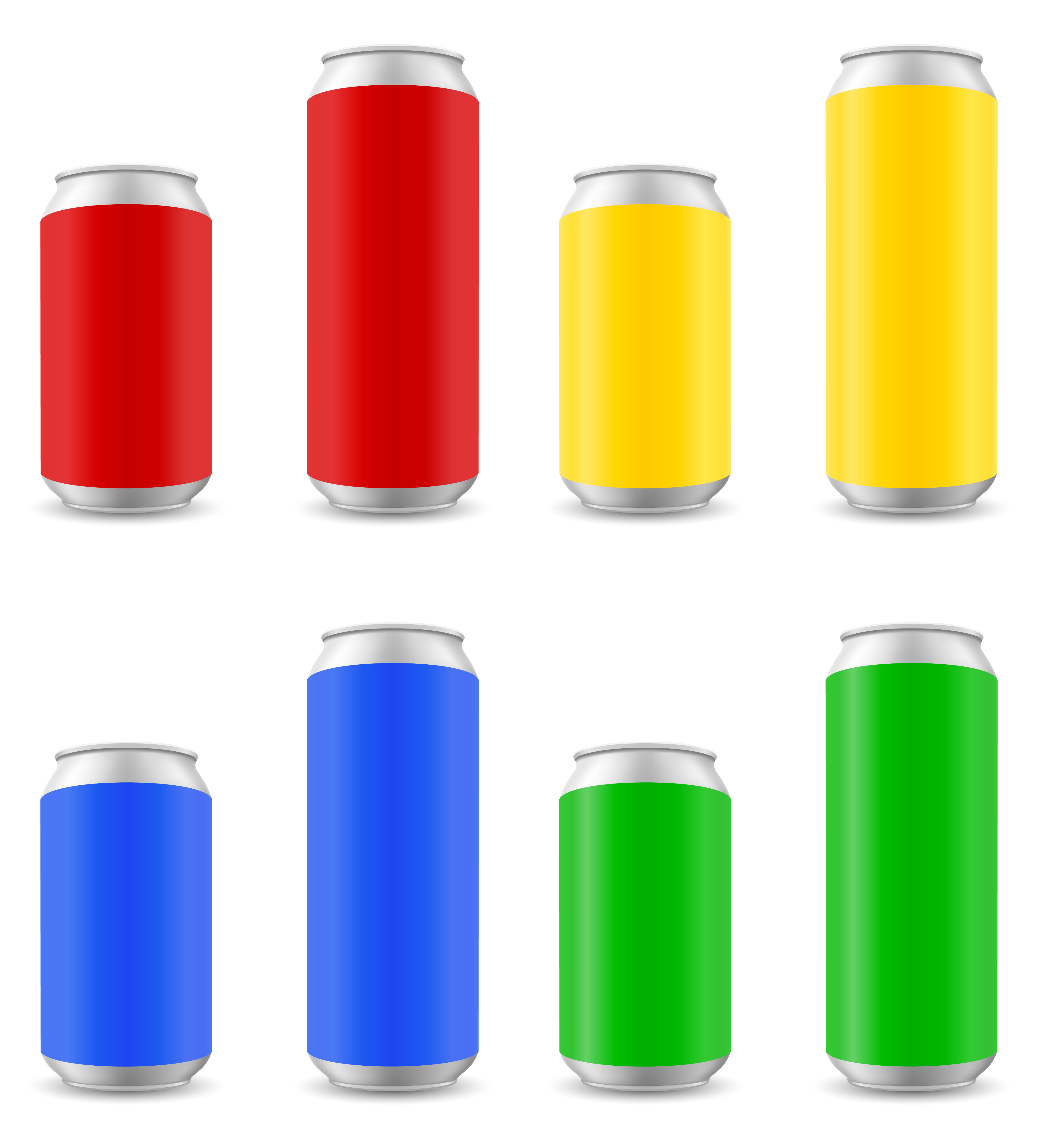 Download colors can of beer vector illustration - Download Free ...