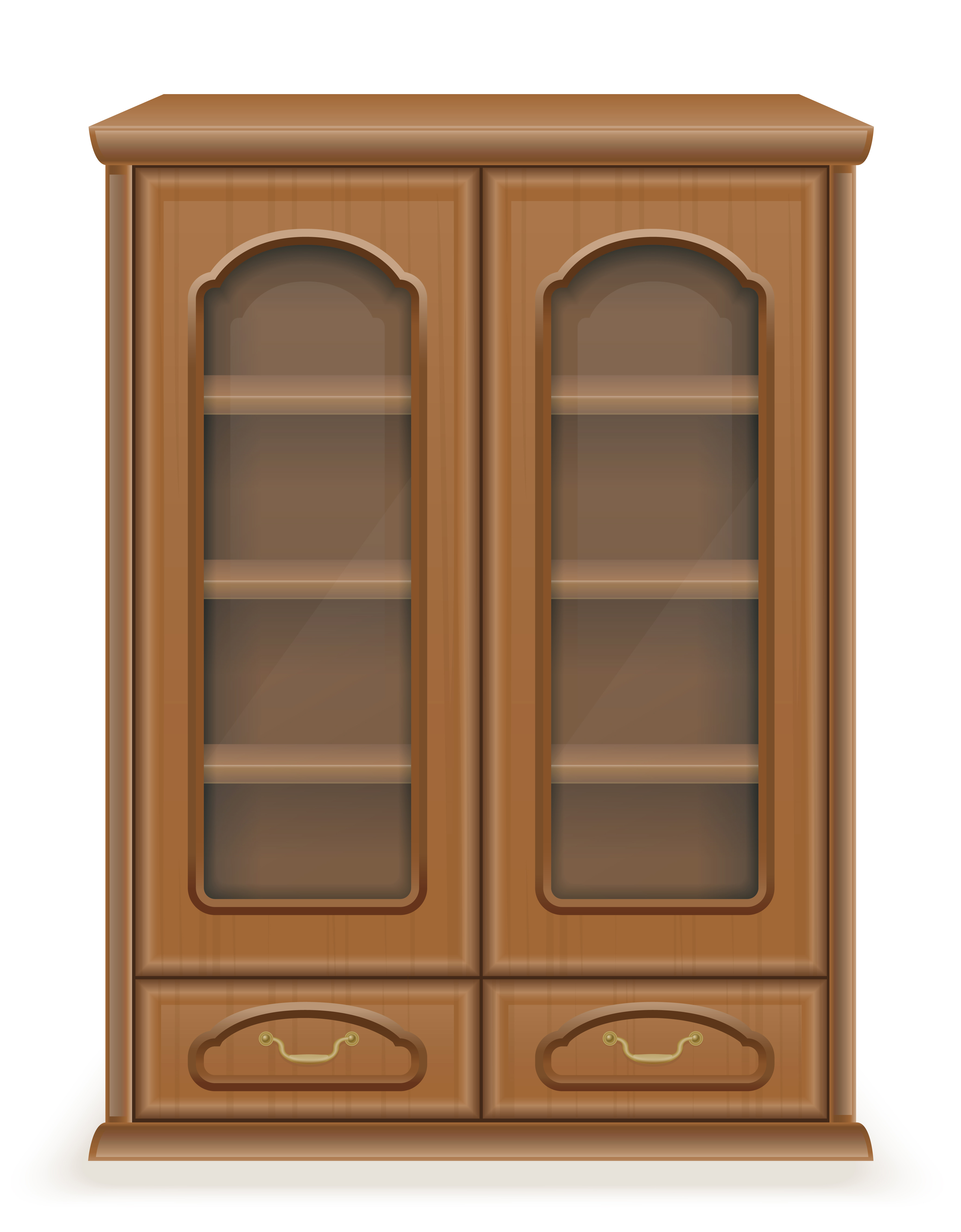 Open Cupboard Clipart