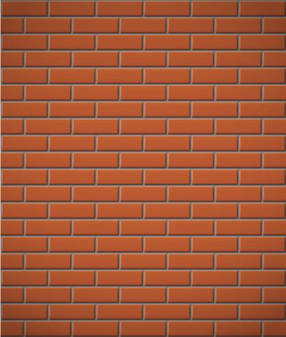 wall of red brick seamless background vector